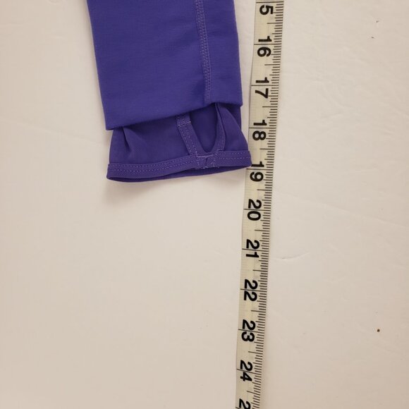 Zella XS Purple Hooded Jacket Womens Thumb Slits Device Cord Venting Fall Coat - Picture 15 of 16